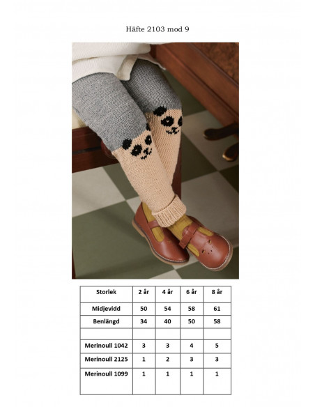 Mönsterhäfte 2103 Mjukt till barn Svensk text