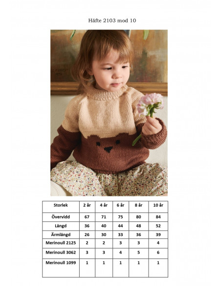 Mönsterhäfte 2103 Mjukt till barn Svensk text