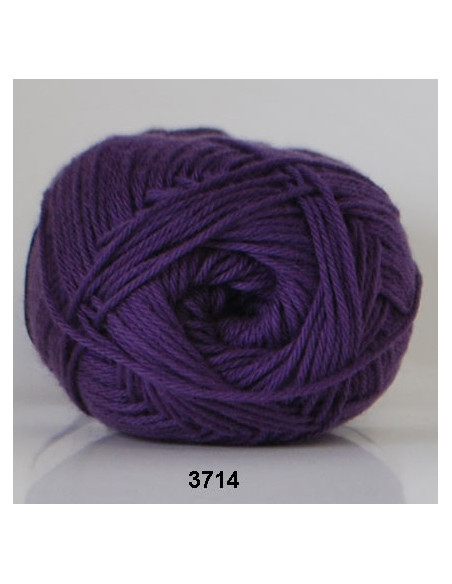 Cotton 8  3714 Mörklila