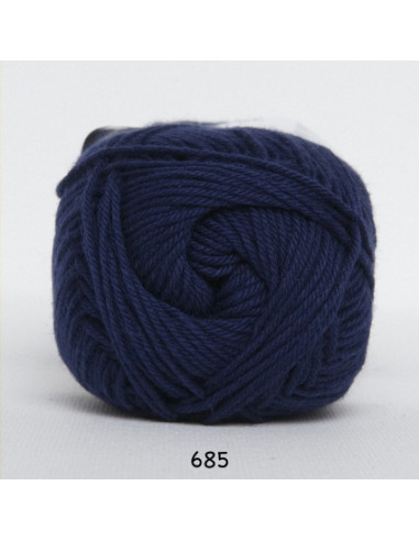 Cotton 8  685 marinblå