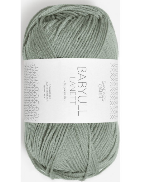 Lanett Babyull 8521 Dimgrön