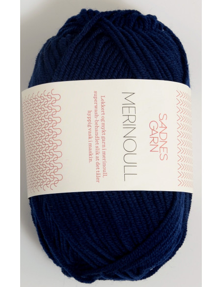 Merinoull 5575 Marinblå