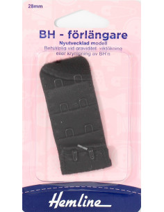 BH-Förlängare Svart 28mm