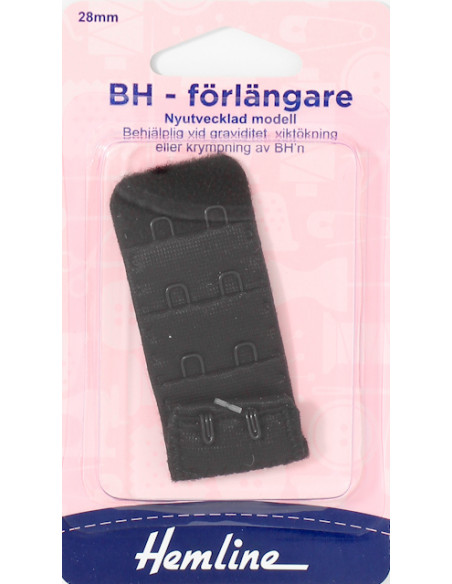 BH-Förlängare Svart 28mm