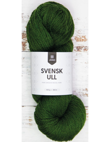 Svensk ull 100g 008 Pine Tree Green
