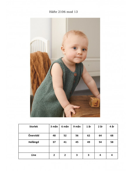 Mönsterhäfte 2106 Sommer baby