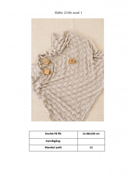 Mönsterhäfte 2106 Sommer baby