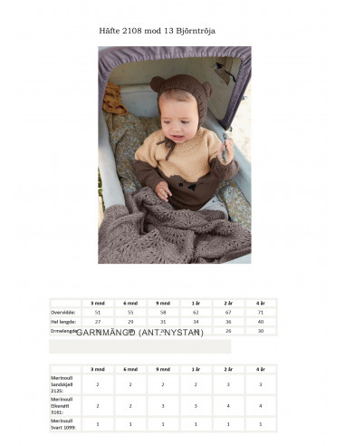 Mönsterhäfte 2108 Myk Start Baby Svensk text