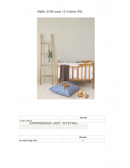 Mönsterhäfte 2108 Myk Start Baby Svensk text