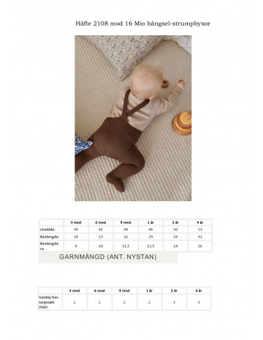 Mönsterhäfte 2108 Myk Start Baby Svensk text