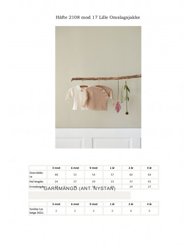 Mönsterhäfte 2108 Myk Start Baby Svensk text