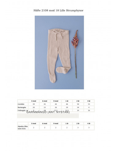 Mönsterhäfte 2108 Myk Start Baby Svensk text