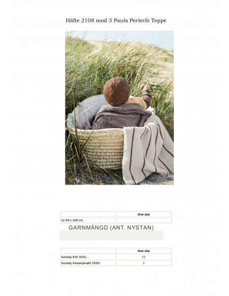 Mönsterhäfte 2108 Myk Start Baby Svensk text