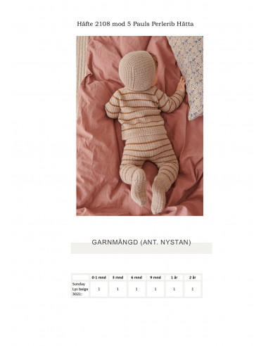 Mönsterhäfte 2108 Myk Start Baby Svensk text