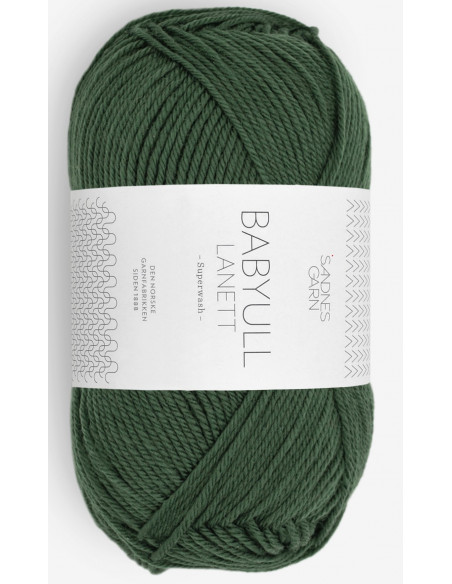 Lanett Babyull 8082 Skogsgrön