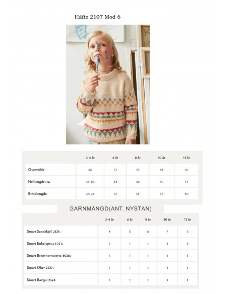 Mönsterhäfte 2107 Svensk Text