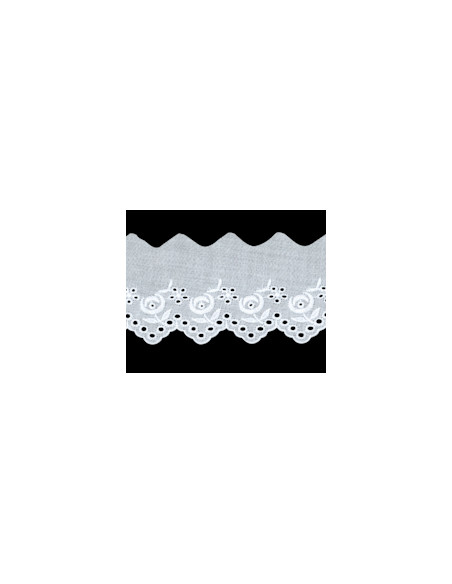 Brodyr Vit 64mm 100% bomull