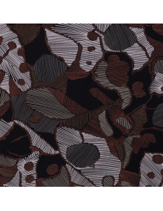 viskos jersey Abstrakt svart