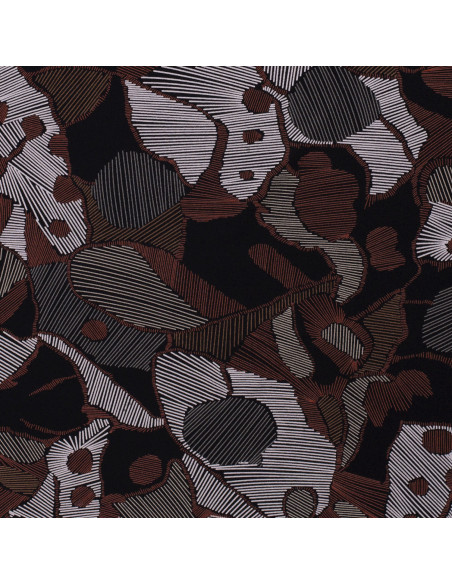 viskos jersey Abstrakt svart