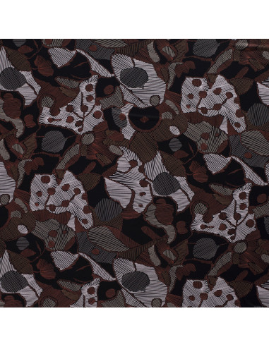 viskos jersey Abstrakt svart