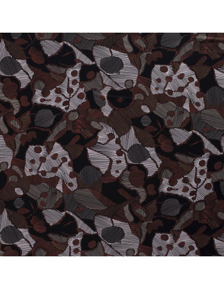 viskos jersey Abstrakt svart