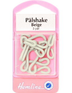 Pälshakar beige 3 Par