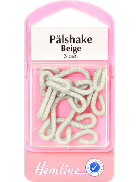 Pälshakar beige 3 Par