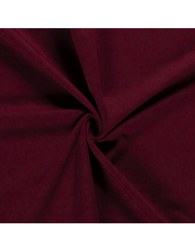 Jerseytyg French Terry Flossad Bordeaux