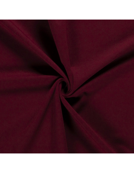 Jerseytyg French Terry Flossad Bordeaux
