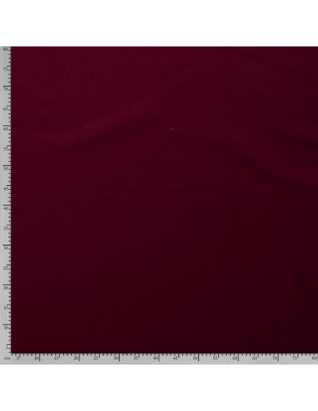 Jerseytyg French Terry Flossad Bordeaux