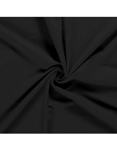 Jerseytyg French Terry Flossad Svart