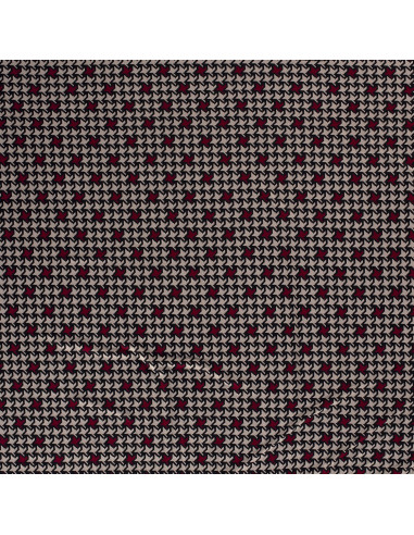 viskos jersey abstrakt Bordeaux