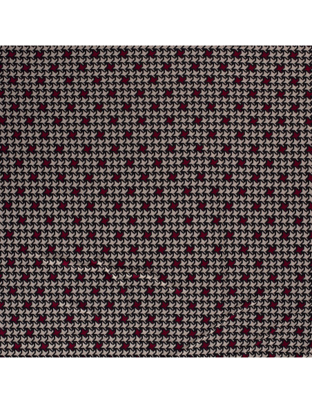 viskos jersey abstrakt Bordeaux