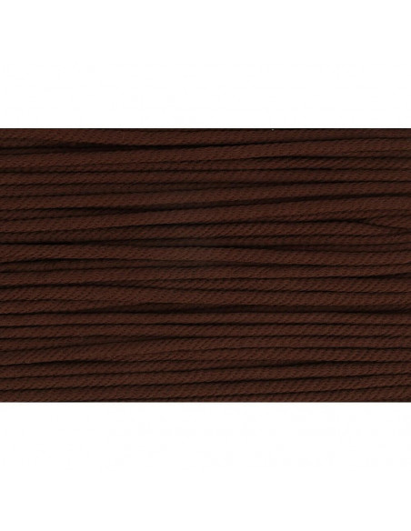 Snodd 5mm mörk brun