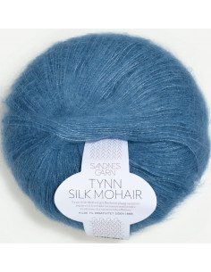 Tynn Silk Mohair 6042 Mörk Himmelsblå