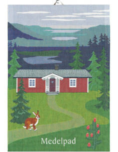 Medelpad landskap Handduk 35x50cm