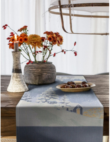 Vinternatt löpare 35x80cm