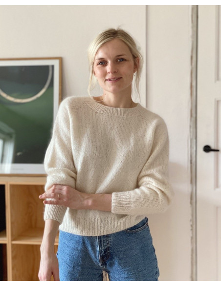 Stickbeskrivning Inga Krusseduller Sweater
