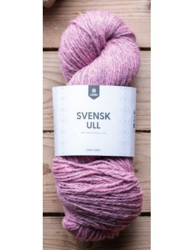 Svensk ull 100g 017 Mårbacka Pink