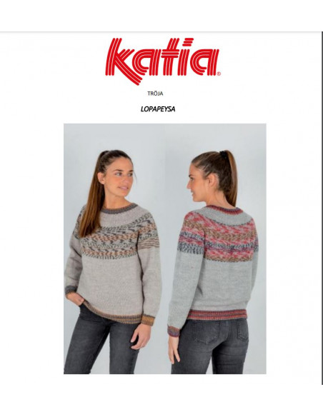 Stickbeskrivning Lopapeysa Tröja