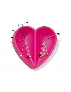 Magnetisk nåldyna hjärtformad Rosa