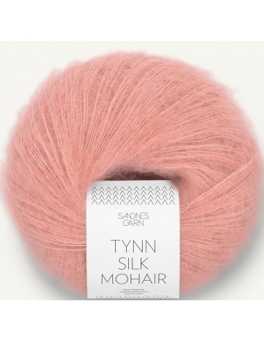 Tynn SilkMohair 4033 Persikablommor