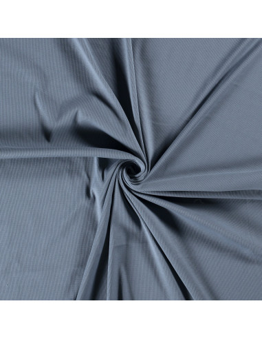 Tyg Ribbad Jersey Indigo