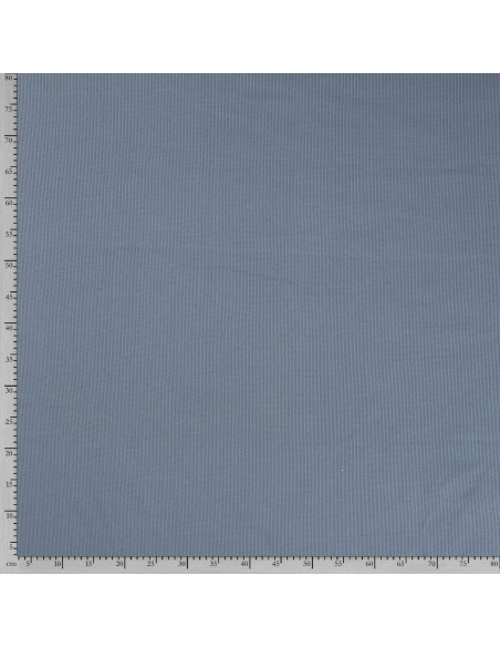 Tyg Ribbad Jersey Indigo