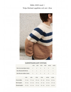 Mönsterhäfte 2203 Mykt til barn 2