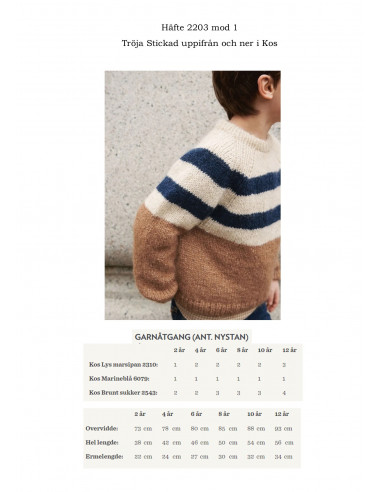 Mönsterhäfte 2203 Mykt til barn