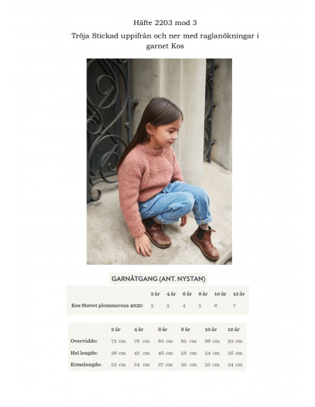 Mönsterhäfte 2203 Mykt til barn