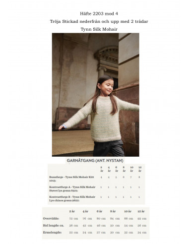 Mönsterhäfte 2203 Mykt til barn