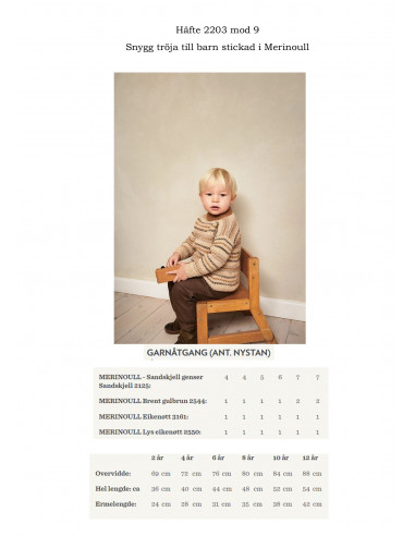 Mönsterhäfte 2203 Mykt til barn