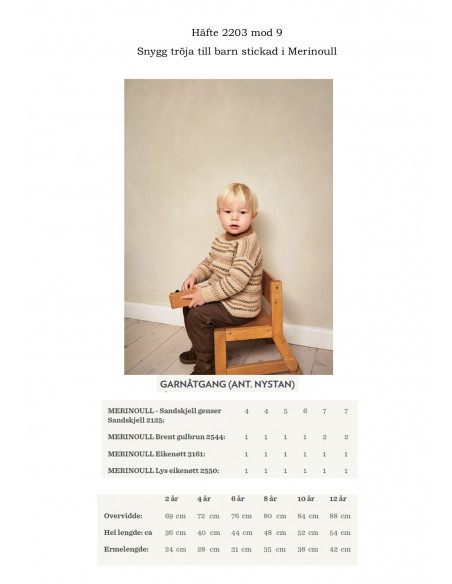 Mönsterhäfte 2203 Mykt til barn